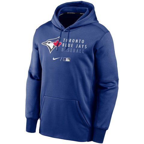 Men's Toronto Blue Jays Nike Royal Authentic Collection Pullover Hoody