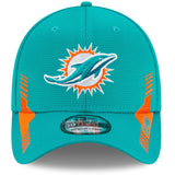 Miami Dolphins 2021 New Era On Field 39Thirty Flex Fit Cap