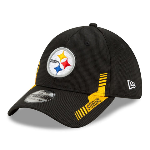 Pittsburgh Steelers New Era  2021 NFL Sideline Road 39Thirty Flex Hat